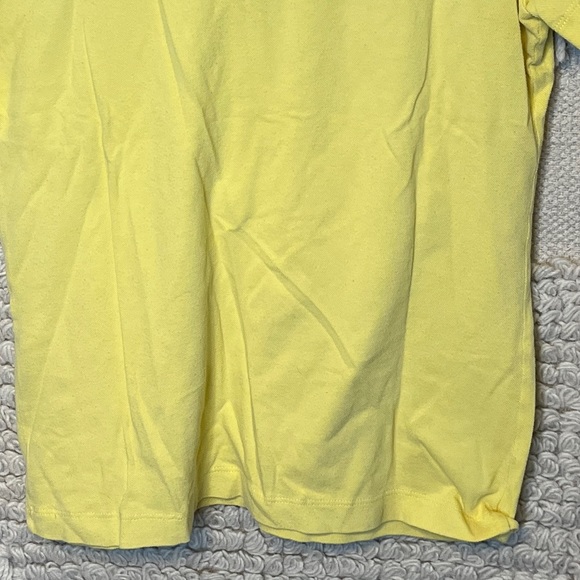 TORY BURCH light yellow short sleeve polo top S - Picture 8 of 11